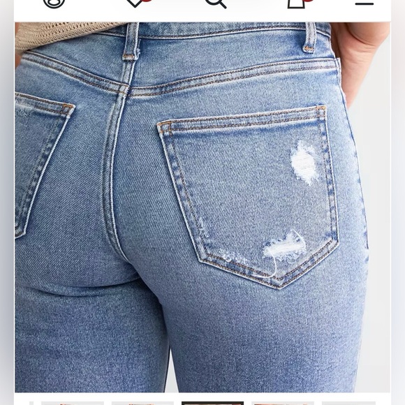 Buckle Willow & Root High Rise Cropped Stretch Jeans - Picture 8 of 16